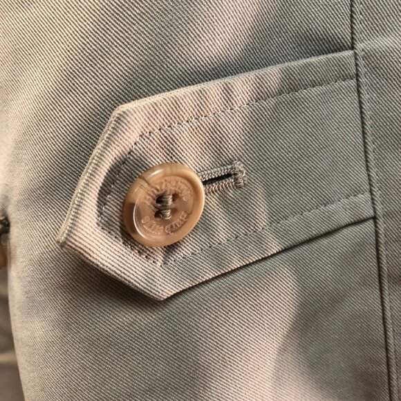 Vintage Burberry Long Coat - Size 8 - Picture 6 of 13